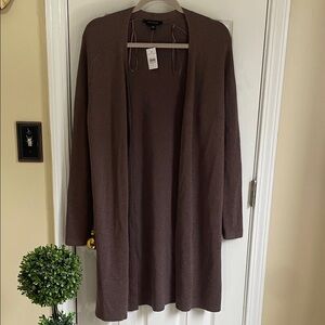 Ann Taylor Brown Boho Western Cardigan